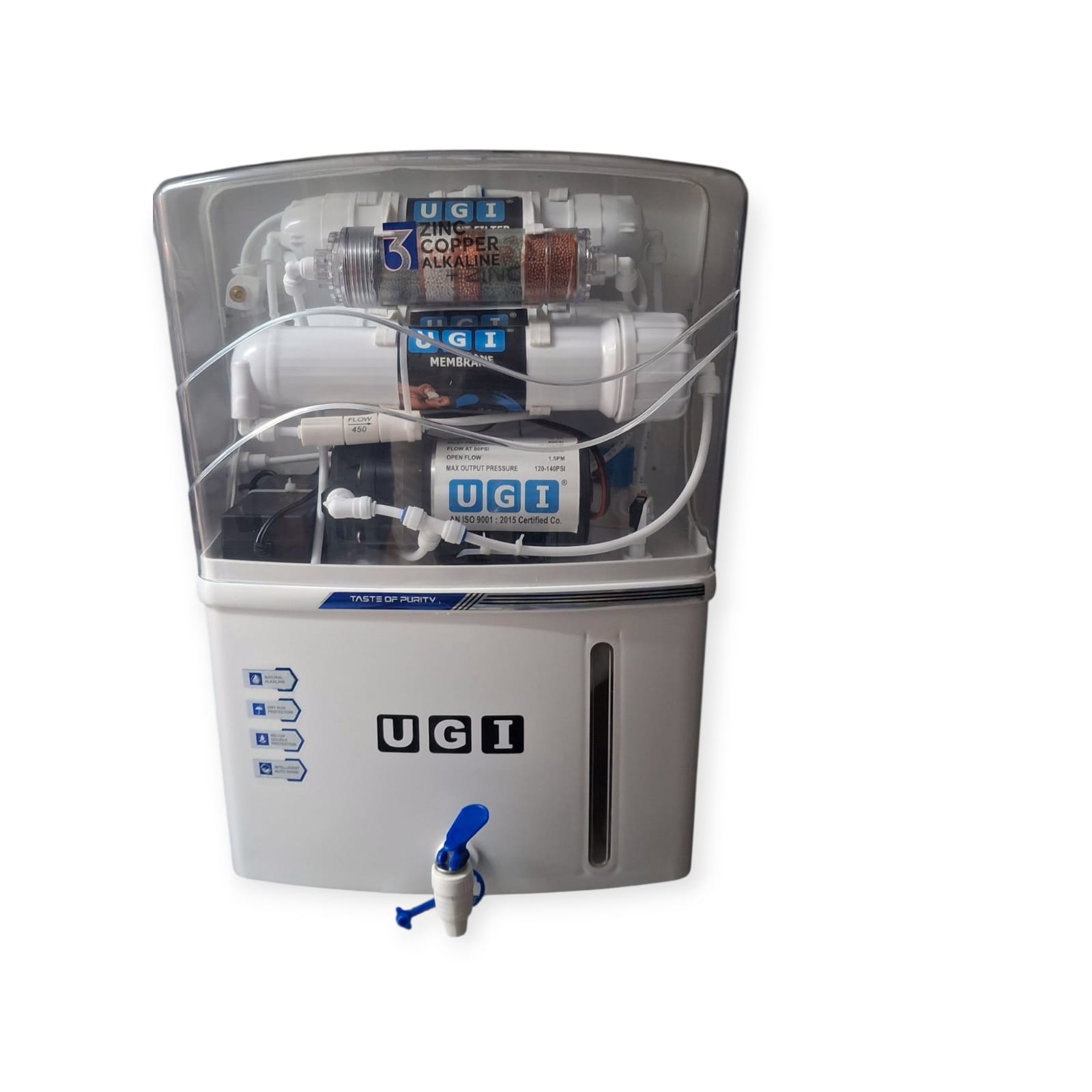 UGI White 12L Aqua Moor RO UV UF Copper Alkaline Water Purifier